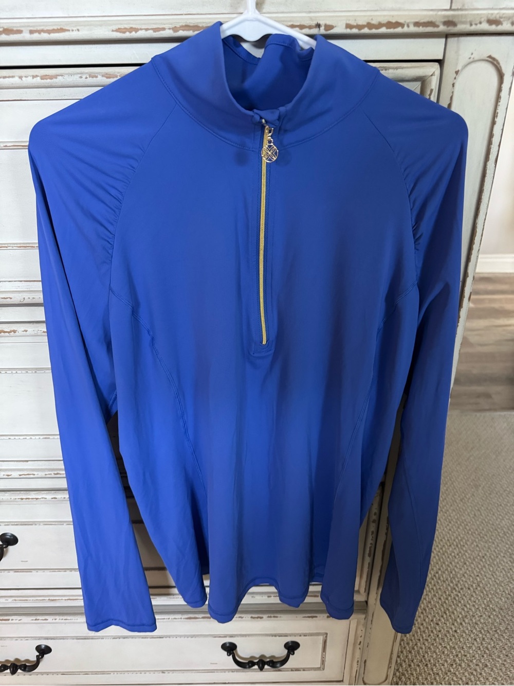 Lilly Pulitzer Justine half sip royal blue XL View 3